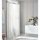 Alternate image 0 for Everhome&trade; Blanche Vertical Texture 108-Inch Light Filtering Curtain Panel in White (Single)