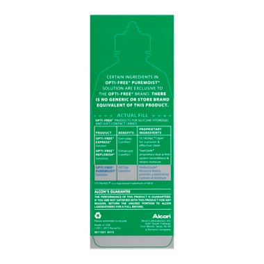 Alcon&reg; Opti-Free&reg; 10 oz. Pure Moist Multi-Purpose Disinfecting Solution. View a larger version of this product image.