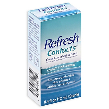 Refresh Contacts&reg; .4 oz. Contact Lens Comfort Drops. View a larger version of this product image.