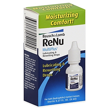 Bausch + Lomb ReNu MultiPlus&reg; .27 oz. Lubricating and Rewetting Drops. View a larger version of this product image.