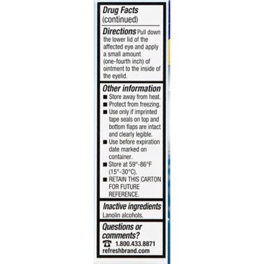 Allergan Refresh&reg; P.M. 12 oz. Lubricant Eye Ointment. View a larger version of this product image.