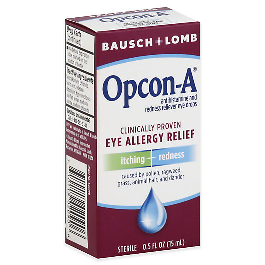 Alternate image 1 for Bausch + Lomb Opcon-A® .5 oz. Eye Allergy Relief Drops
