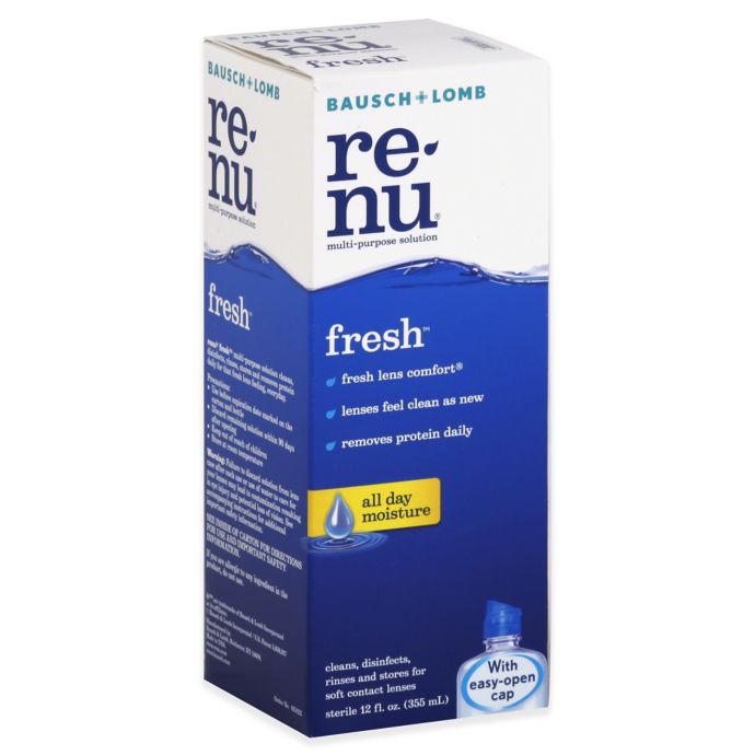 Bausch Lomb Renu Fresh 12 Oz Multi Purpose Solution Bed