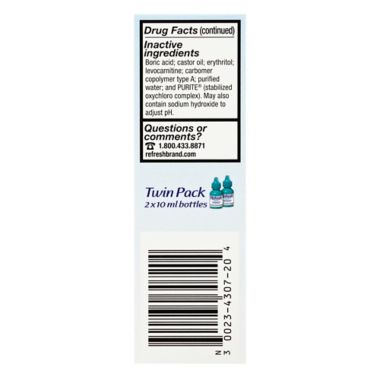 Refresh Optive&reg; Advanced .66 oz. Lubricant Eye Drops. View a larger version of this product image.