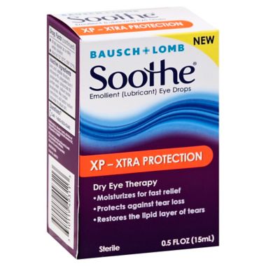 Bausch + Lomb Soothe&reg; .5 oz. XP Lubricant Eye Drops. View a larger version of this product image.