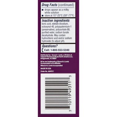 Bausch + Lomb Soothe&reg; .5 oz. XP Lubricant Eye Drops. View a larger version of this product image.