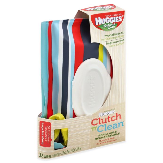 Huggies® 32Count Clutch 'n' Clean Refillable Wipes FragranceFree