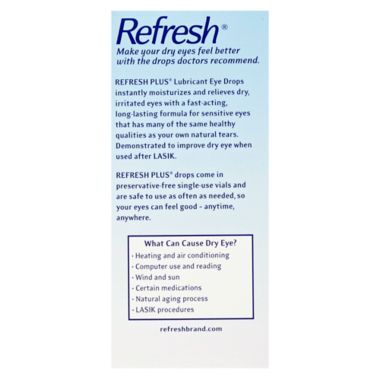 Allergan Refresh&reg; Plus 70-Count Lubricant Eye Drops. View a larger version of this product image.