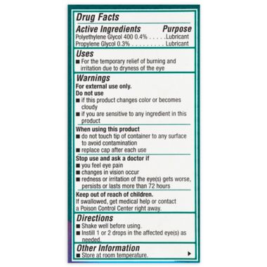 Systane&reg; Ultra .33 oz. High Performance Lubricant Eye Drops. View a larger version of this product image.