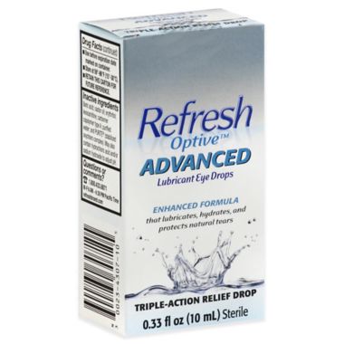 Refresh Optive&reg; Advanced .33 oz. Lubricant Eye Drops. View a larger version of this product image.