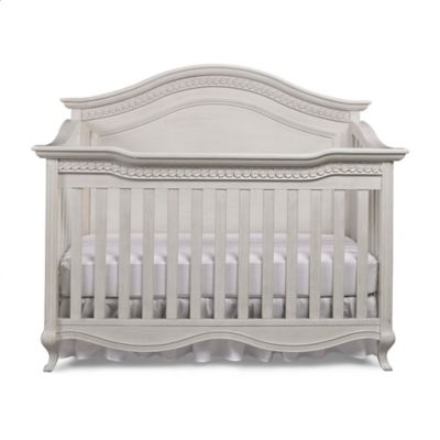 Bel Amore Lyla Rose 4 In 1 Convertible Crib In White Willow