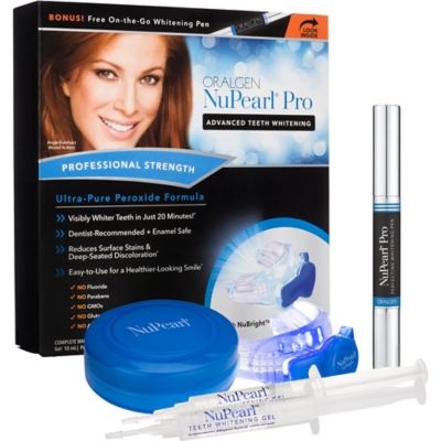Oralgen Nupearl&reg; Pro Advanced Teeth Whitening System with Bonus Pen