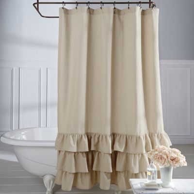 Veratex Vintage Ruffle Shower Curtain Bed Bath Beyond