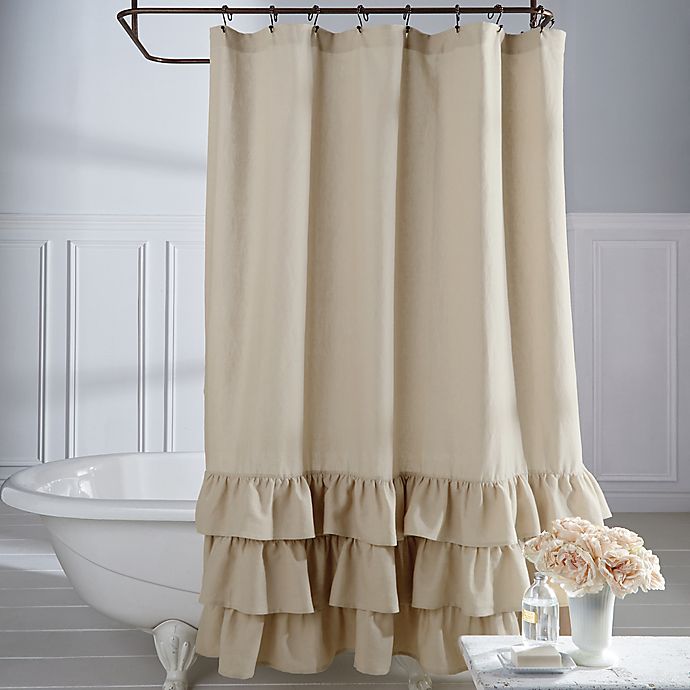 ruffle shower curtain target