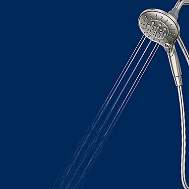 Moen&reg; Magnetix&trade; 6-Function Handheld Showerhead. View a larger version of this product image.