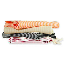 Linum Home Textiles Luxe Herringbone Fouta Pestemal Beach Towels