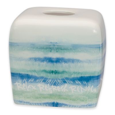 beach tissue box cover