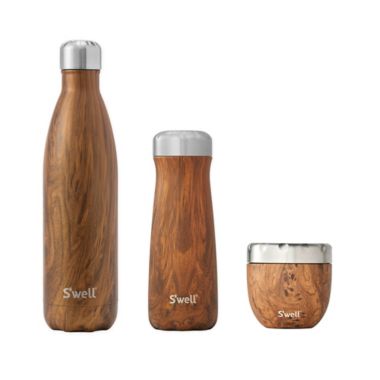 S'well&reg; Teakwood Drinkware Collection. View a larger version of this product image.