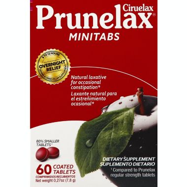 Prunelax&reg; Ciruelax 60-Count Coated Minitabs. View a larger version of this product image.