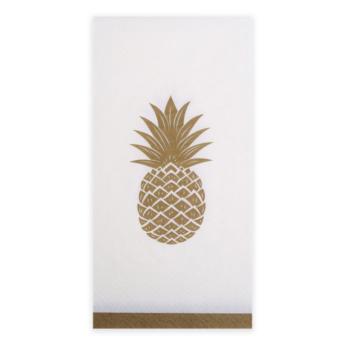 Pineapple 16 Count 3-Ply Paper Guest Towels | Bed Bath ...