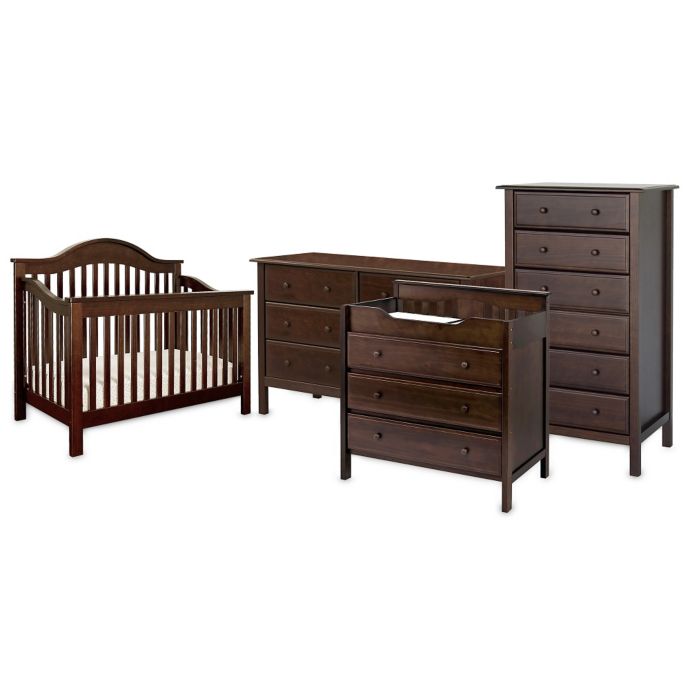Davinci Jayden Nursery Furniture Collection In Espresso Bed Bath