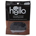 Alternate image 0 for Hello 80-Count Activated Charcoal-Infused Floss Picks in Mint