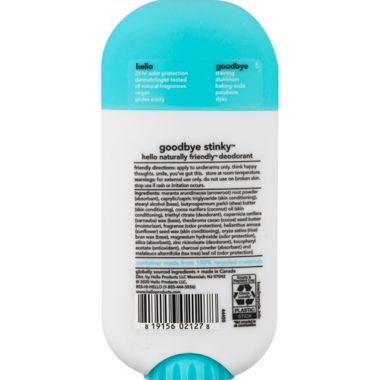 Hello&reg; 2.4 oz. Fresh and Clean Deodorant. View a larger version of this product image.