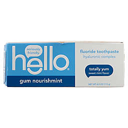 hello® gum nourishment 4 oz. Flouride Toothpaste in Sweet Mint Flavor