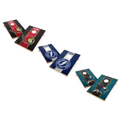 NHL Gameday Solid Wood Cornhole Set Collection