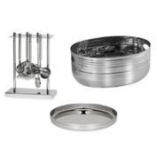 Pinstripe Stainless Steel Barware Collection