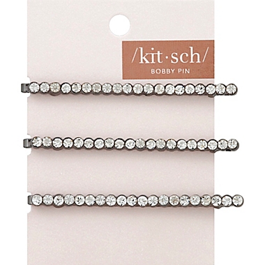 Kitsch 3-Pack Rhinestone Bobby Pins. View a larger version of this product image.