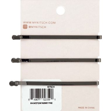 Kitsch 3-Pack Rhinestone Bobby Pins. View a larger version of this product image.