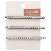 Kitsch 3-Pack Rhinestone Bobby Pins