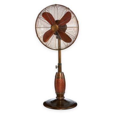 Deco Breeze&reg; 18-Inch Adjustable Outdoor Floor Fan in Coppertino. View a larger version of this product image.