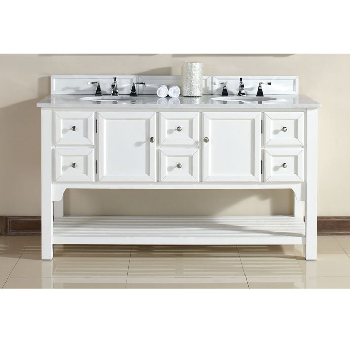 James Martin Furniture South Hampton 60 Inch Double Vanity With