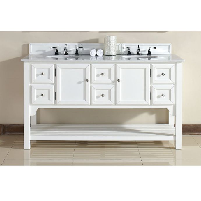 James Martin Furniture South Hampton 60 Inch Double Vanity With