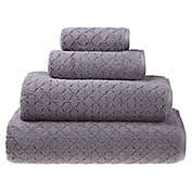O&amp;O by Olivia &amp; Oliver&trade; Turkish Popcorn Bath Towel Collection in Grey