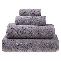 O&O by Olivia & Oliver™ Turkish Popcorn Bath Towel Collection in Grey