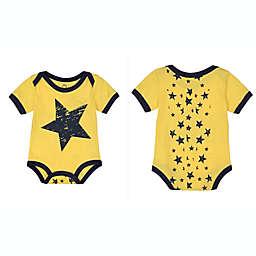 Doodle Pants® Yellow Star Bodysuit in Yellow