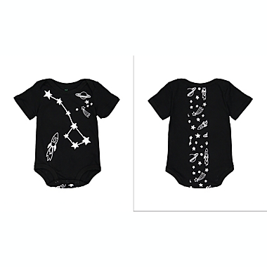 Doodle Pants&reg; Size 6M Constellations Bodysuit in Black. View a larger version of this product image.