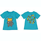 Alternate image 0 for Doodle Pants&reg; Astro Cat Shirt in Blue