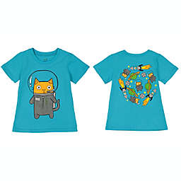 Doodle Pants® Astro Cat Shirt in Blue