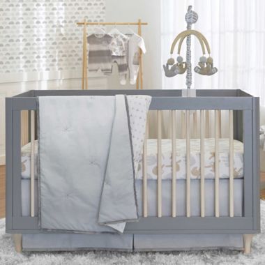 just born&reg; Dream Ombre Nursery Bedding Collection in Grey. View a larger version of this product image.