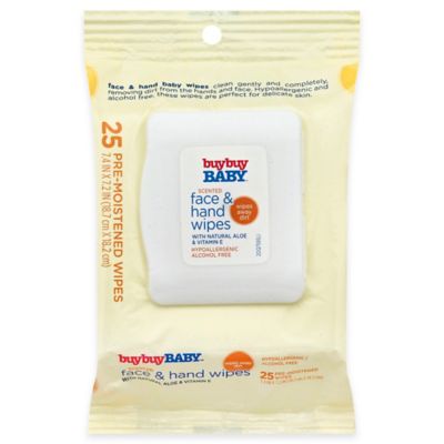 buybuy BABY&trade; 25-Count Face and Hand Wipes with Natural Aloe and Vitamin E