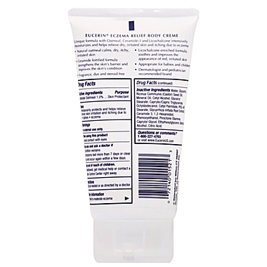 Eucerin&reg; 5 oz. Baby Eczema Relief Body Creme. View a larger version of this product image.