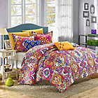 Alternate image 0 for Chic Home Savannah 12-Piece Reversible King Comforter Set in Fuchsia