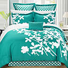 Alternate image 0 for Chic Home Sire 11-Piece Reversible Queen Comforter Set in Turquoise