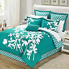 Alternate image 1 for Chic Home Sire 11-Piece Reversible Queen Comforter Set in Turquoise
