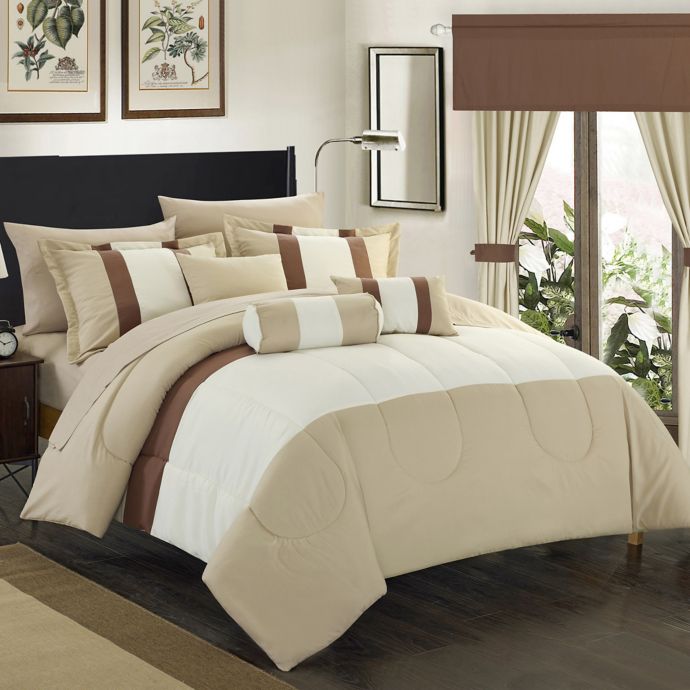 Chic Home Wanstead 20 Piece Comforter Set Bed Bath Beyond