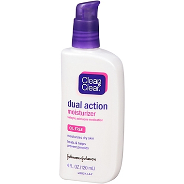 Clean and Clear&reg; 4 oz. Dual Action Oil-Free Moisturizer Lotion. View a larger version of this product image.